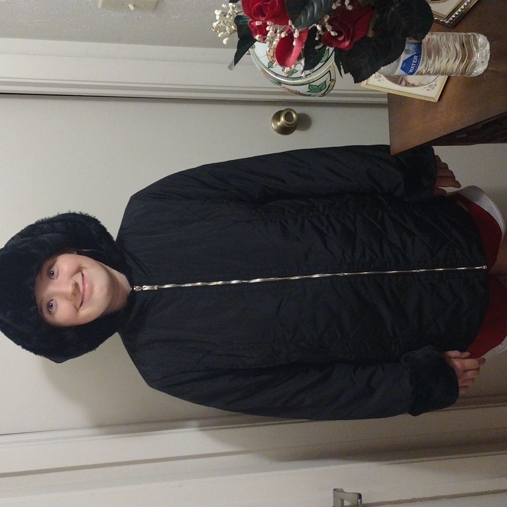 Dennis Basso faux fur coat